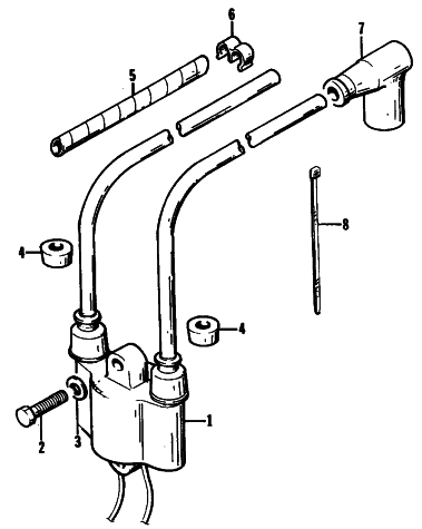 Parts Diagram for Arctic Cat 1996 MONTEGO WATERCRAFT IGNITION COIL