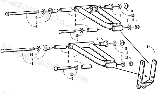 A-ARM ASSEMBLY diagram