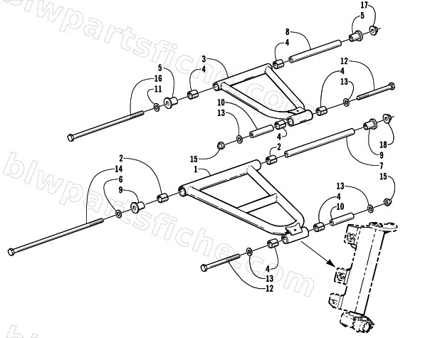 A-ARM ASSEMBLY diagram