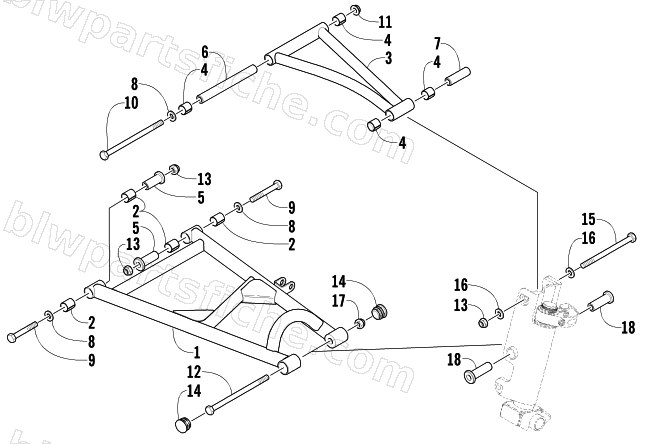 A-ARM ASSEMBLY diagram