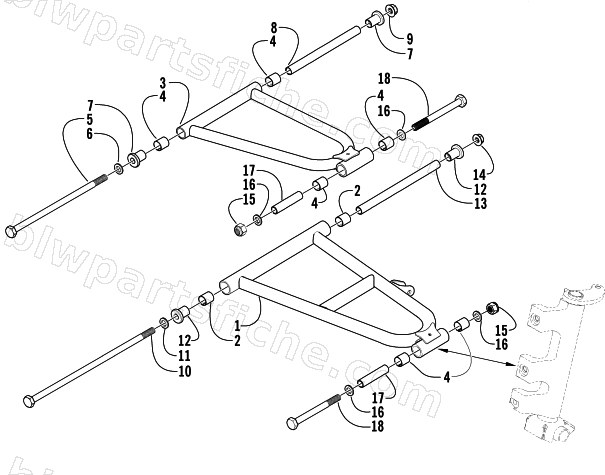 A-ARM ASSEMBLY diagram