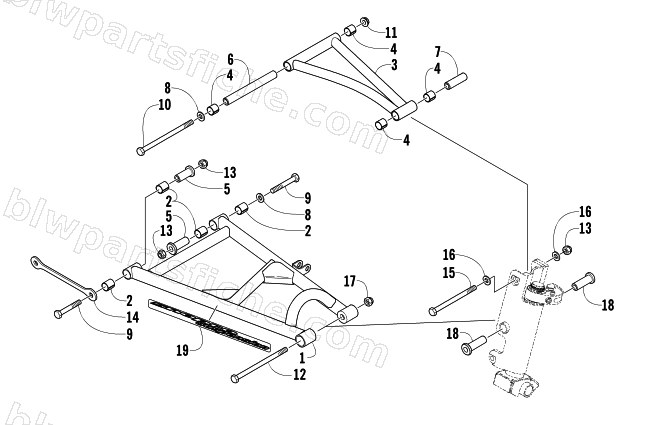 A-ARM ASSEMBLY diagram