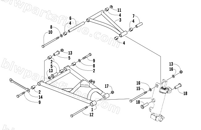 A-ARM ASSEMBLY diagram