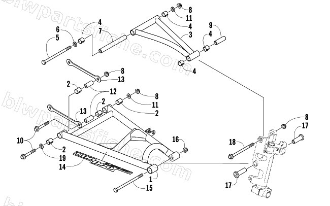 A-ARM ASSEMBLY diagram