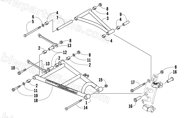 A-ARM ASSEMBLY diagram