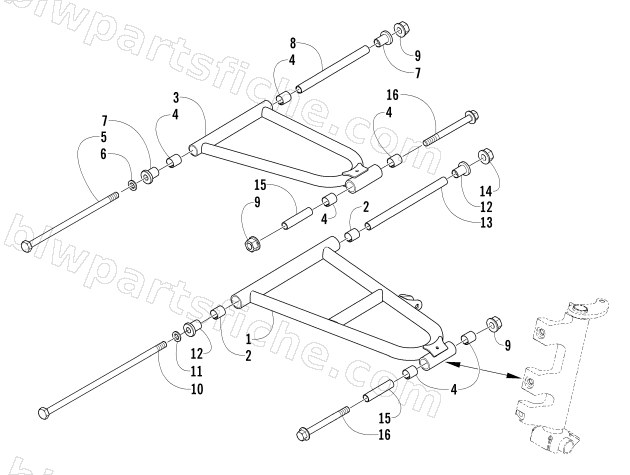 A-ARM ASSEMBLY diagram
