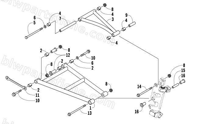 A-ARM ASSEMBLY diagram