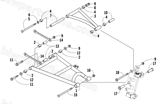 A-ARM ASSEMBLY diagram
