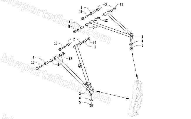 A-ARM ASSEMBLY diagram