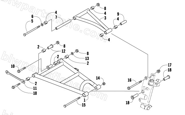A-ARM ASSEMBLY diagram