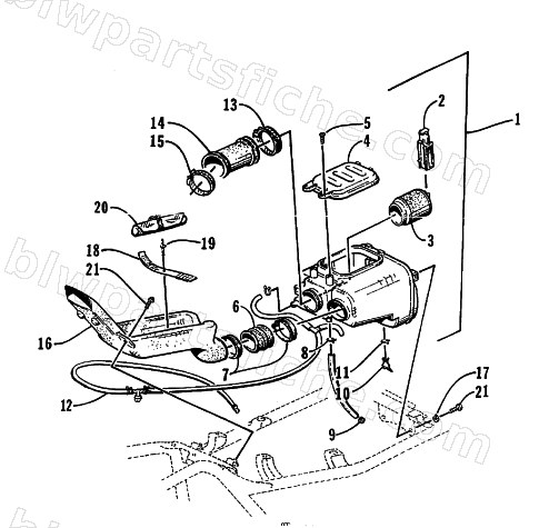 AIR INTAKE ASSEMBLY diagram