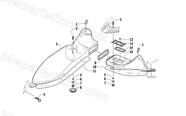 AIR INTAKE ASSEMBLY diagram