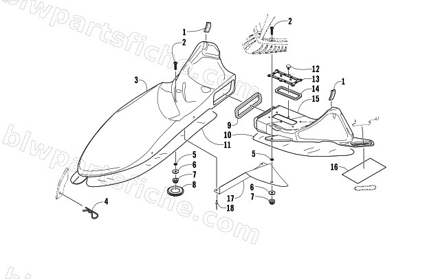 AIR INTAKE ASSEMBLY diagram
