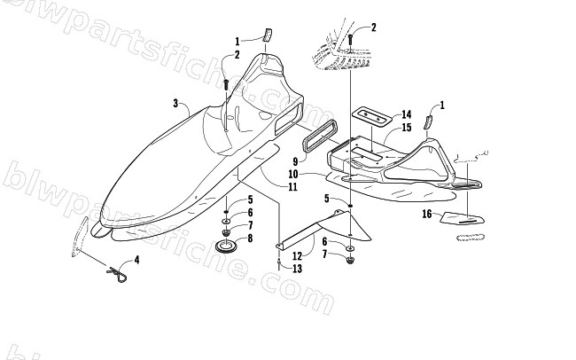 AIR INTAKE ASSEMBLY diagram