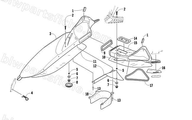 AIR INTAKE ASSEMBLY diagram