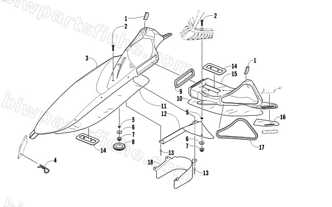 AIR INTAKE ASSEMBLY diagram