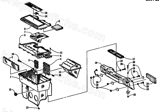 AIR SILENCER ASSEMBLY diagram