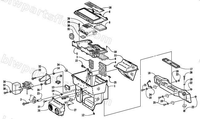AIR SILENCER ASSEMBLY diagram