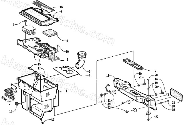 AIR SILENCER ASSEMBLY diagram