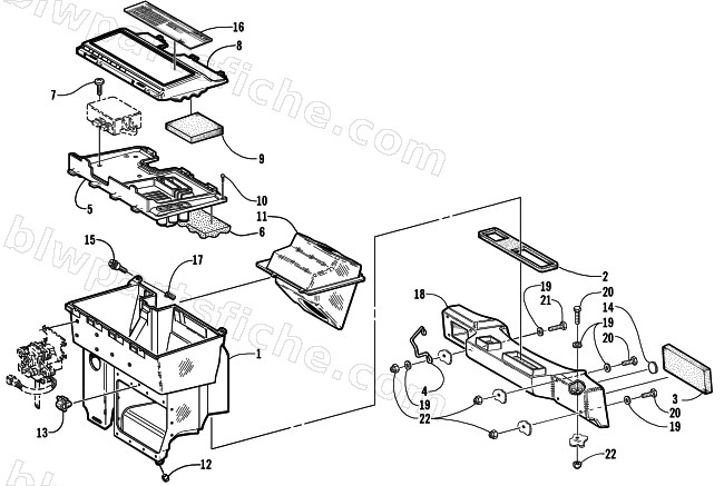 AIR SILENCER ASSEMBLY diagram
