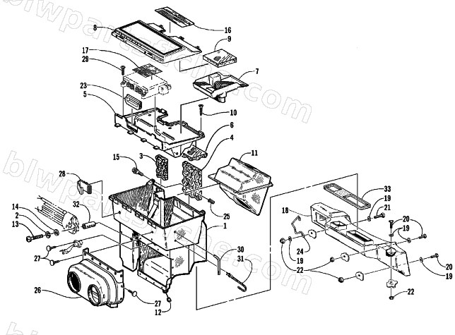 AIR SILENCER ASSEMBLY diagram