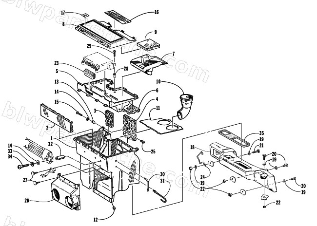 AIR SILENCER ASSEMBLY diagram