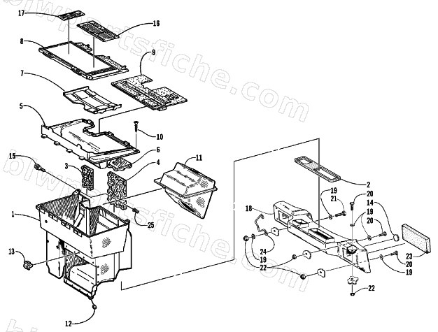 AIR SILENCER ASSEMBLY diagram