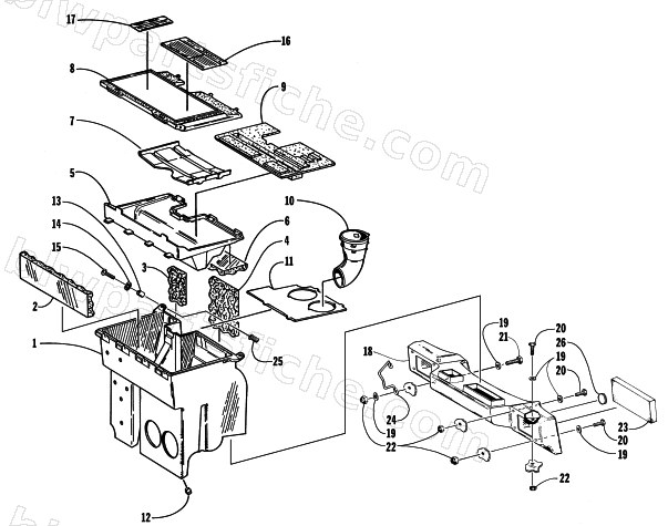 AIR SILENCER ASSEMBLY diagram