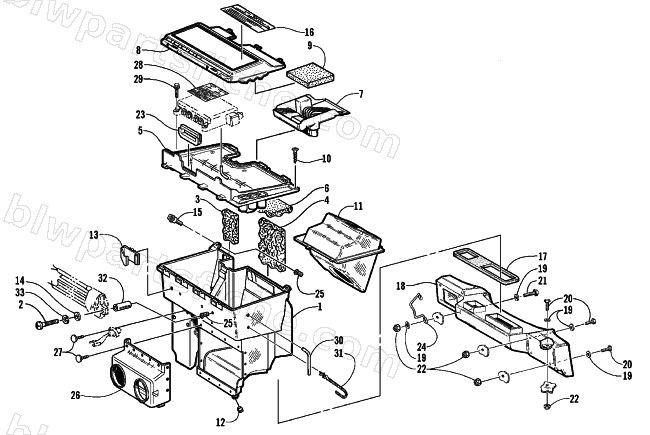 AIR SILENCER ASSEMBLY diagram