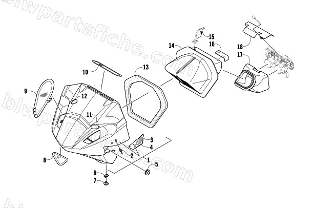 AIR SILENCER ASSEMBLY diagram