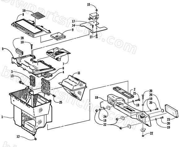 AIR SILENCER ASSEMBLY diagram