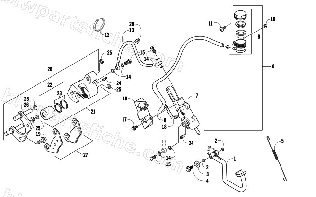 AUXILIARY BRAKE ASSEMBLY diagram