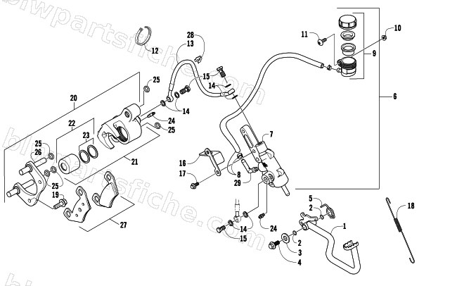 AUXILIARY BRAKE ASSEMBLY diagram