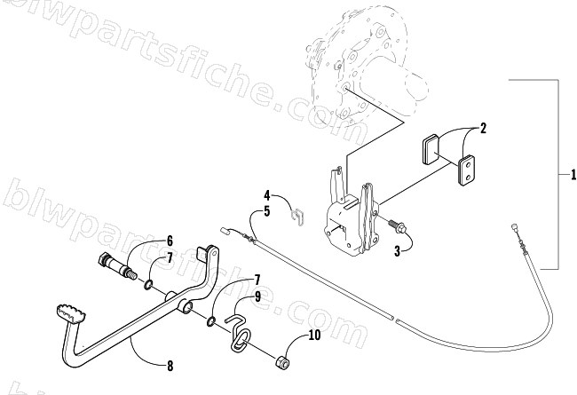 AUXILIARY BRAKE ASSEMBLY diagram