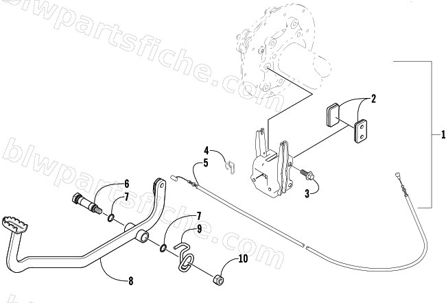 AUXILIARY BRAKE ASSEMBLY diagram