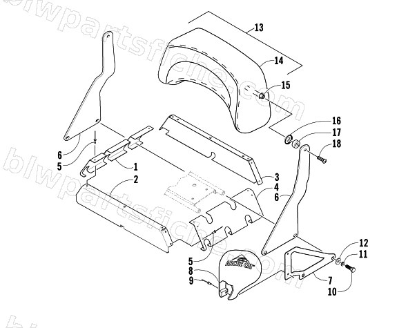 BACKREST ASSEMBLY diagram