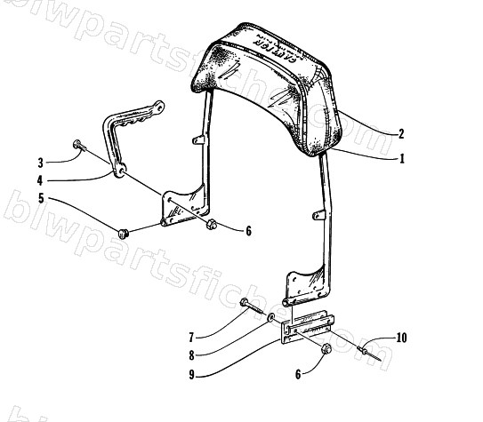 BACKREST ASSEMBLY diagram
