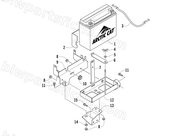 BATTERY ASSEMBLY diagram