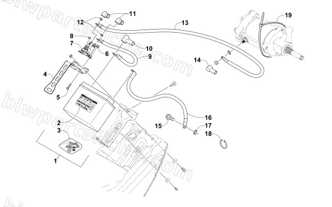 BATTERY ASSEMBLY diagram