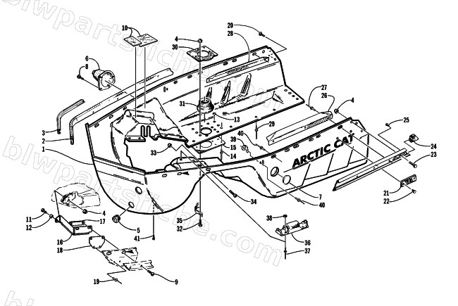 BELLY PAN ASSEMBLY diagram