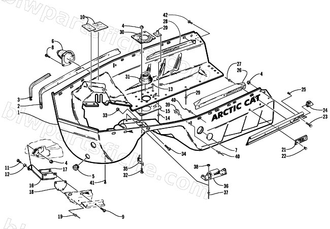 BELLY PAN ASSEMBLY diagram
