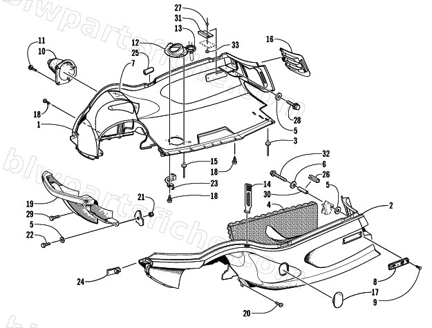 BELLY PAN ASSEMBLY diagram
