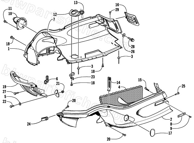 BELLY PAN ASSEMBLY diagram