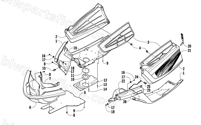 BELLY PAN ASSEMBLY diagram