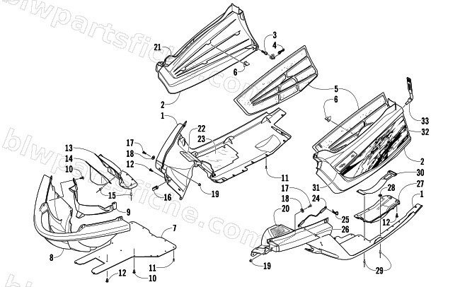 BELLY PAN ASSEMBLY diagram