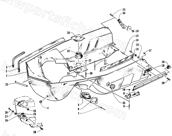 BELLY PAN ASSEMBLY diagram