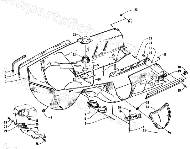 BELLY PAN ASSEMBLY diagram
