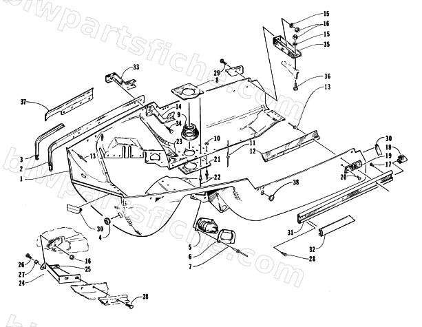 BELLY PAN ASSEMBLY diagram