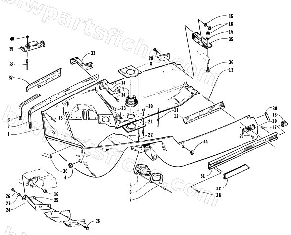 BELLY PAN ASSEMBLY diagram