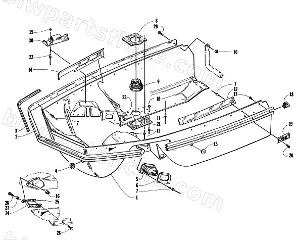 BELLY PAN ASSEMBLY diagram